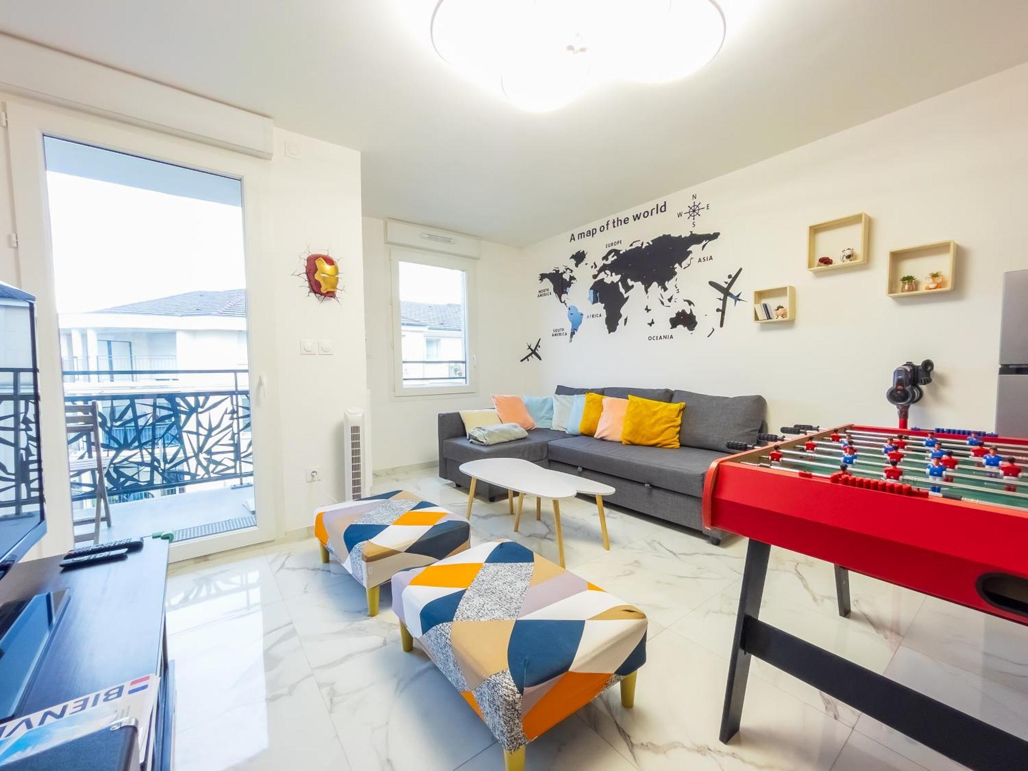 Le Lion D'Or - Parking - Netflix - Wifi - Nerf Lägenhet Bussy-Saint-Georges Exteriör bild